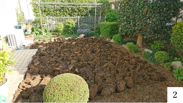 芝の張り替え